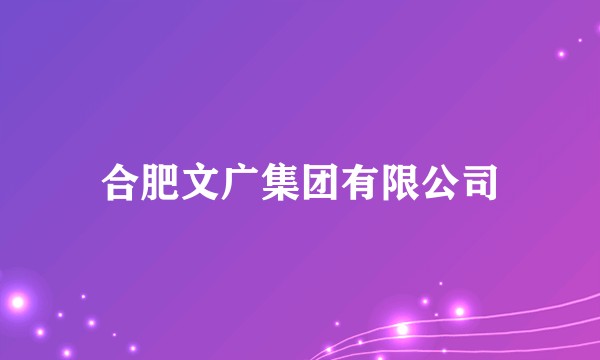 合肥文广集团有限公司