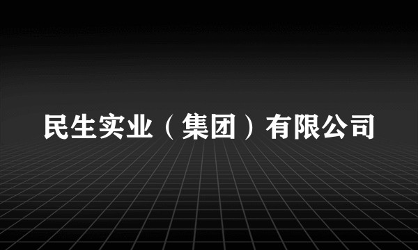 民生实业（集团）有限公司