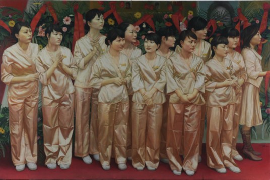 十二金钗(张军油画作品)