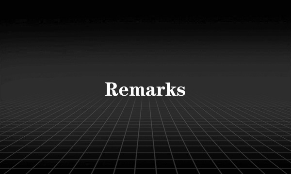 Remarks