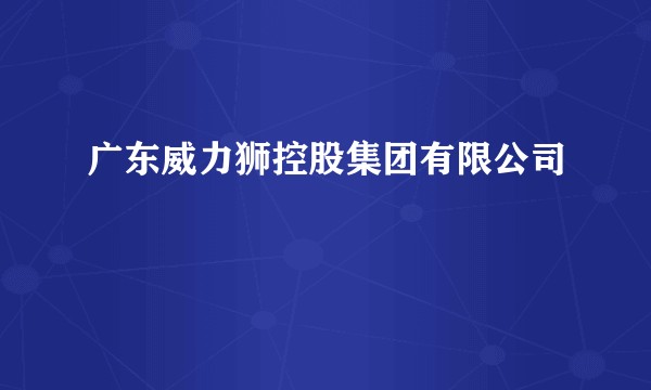 广东威力狮控股集团有限公司