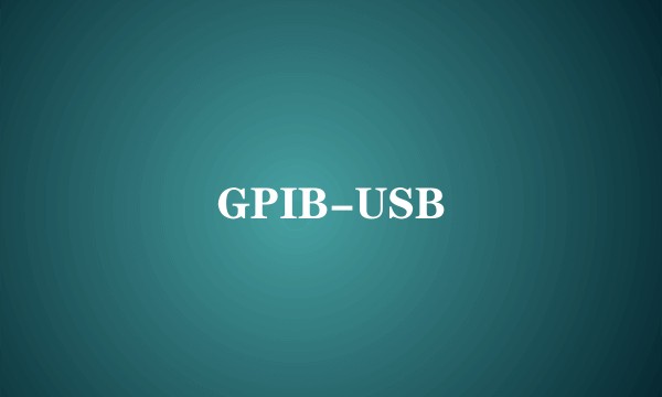 GPIB-USB