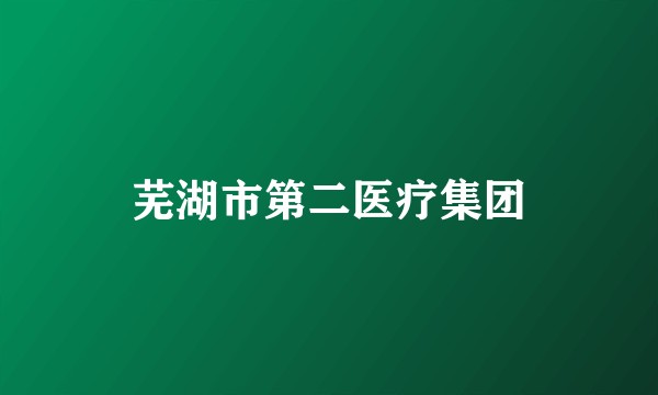 芜湖市第二医疗集团