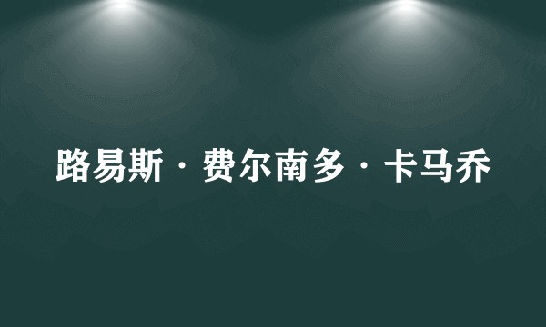 路易斯·费尔南多·卡马乔