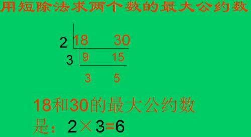 公约数(一个能被若干个整数同时均整除的整数)