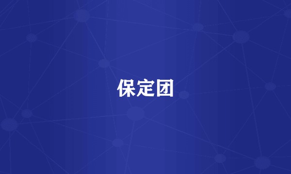 保定团