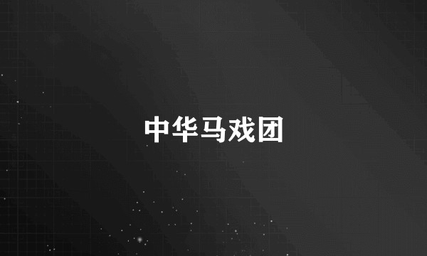 中华马戏团