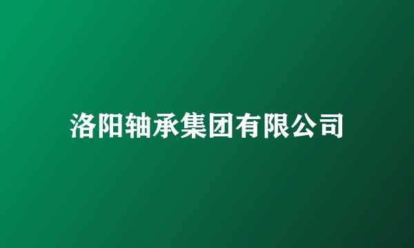 洛阳轴承集团有限公司