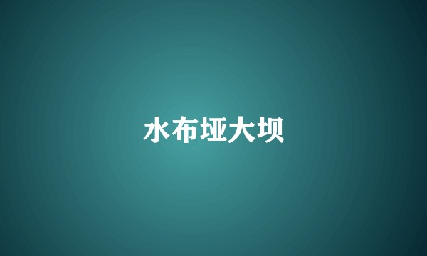 水布垭大坝