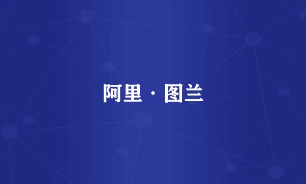 阿里·图兰