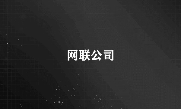 网联公司
