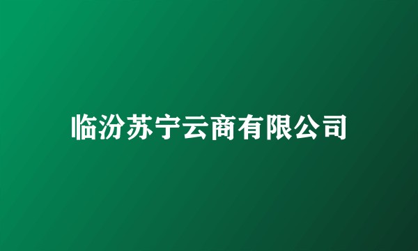 临汾苏宁云商有限公司