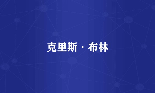 克里斯·布林