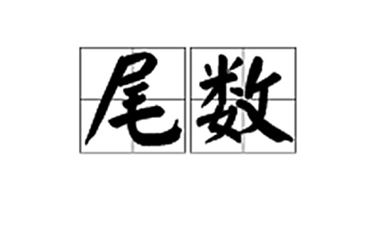 尾数(汉语词语)