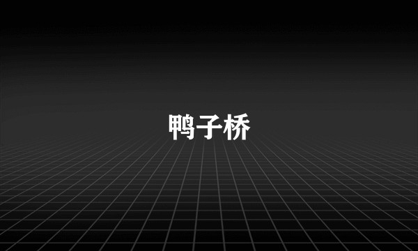 鸭子桥
