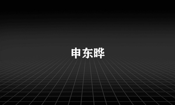 申东晔
