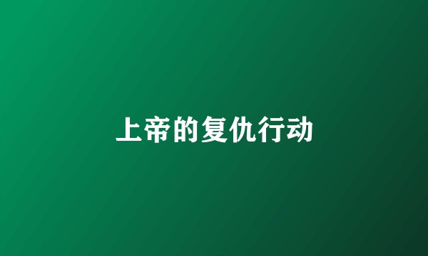上帝的复仇行动