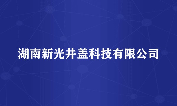 湖南新光井盖科技有限公司
