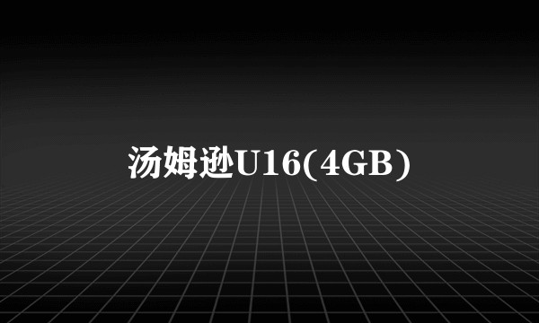 汤姆逊U16(4GB)
