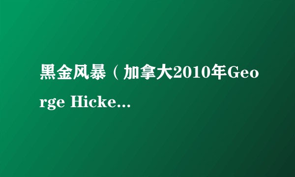 黑金风暴(加拿大2010年George Hickenlooper执导的剧情电影)
