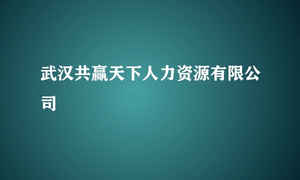 武汉共赢天下人力资源有限公司