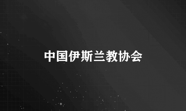 中国伊斯兰教协会