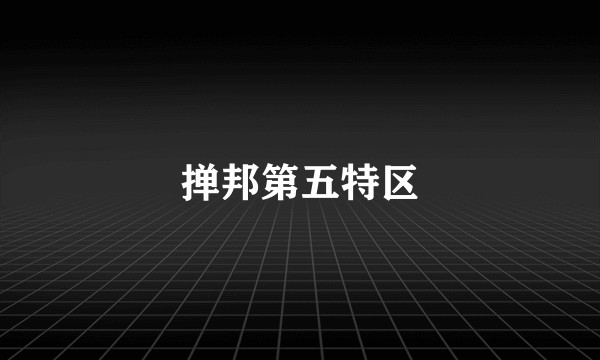 掸邦第五特区