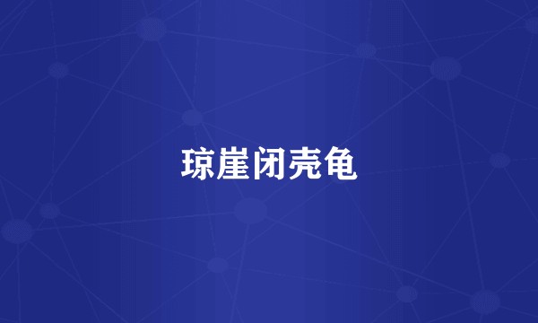 琼崖闭壳龟