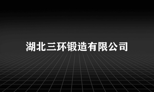 湖北三环锻造有限公司