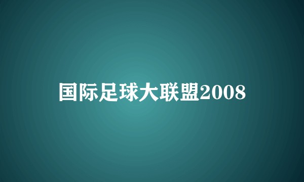 国际足球大联盟2008