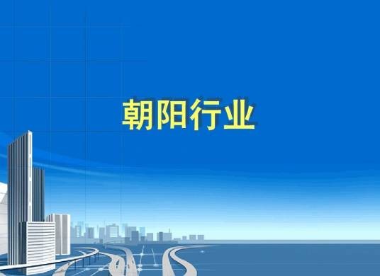 朝阳行业