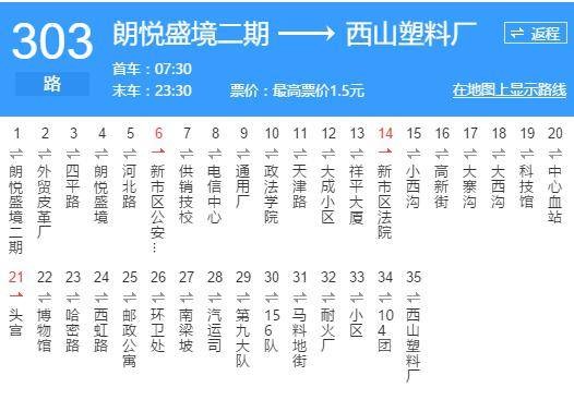 乌鲁木齐公交303路