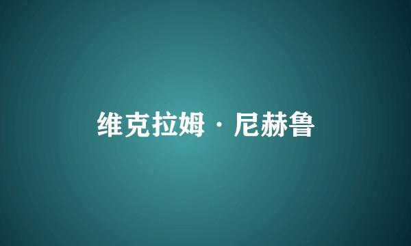 维克拉姆·尼赫鲁
