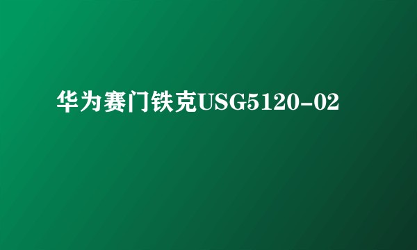 华为赛门铁克USG5120-02