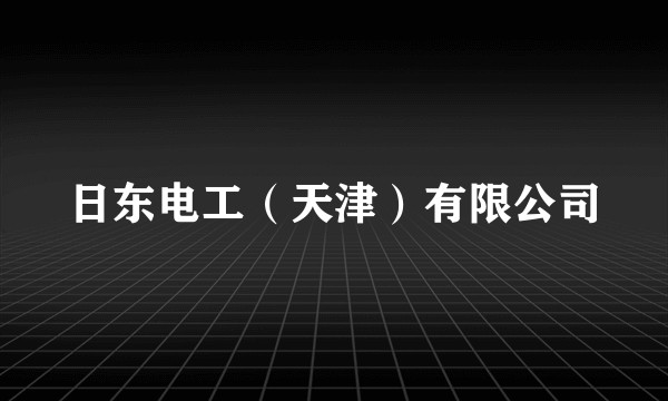 日东电工(天津)有限公司