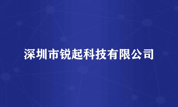深圳市锐起科技有限公司