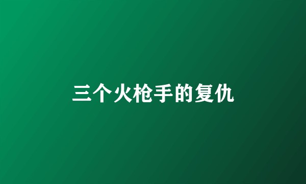 三个火枪手的复仇