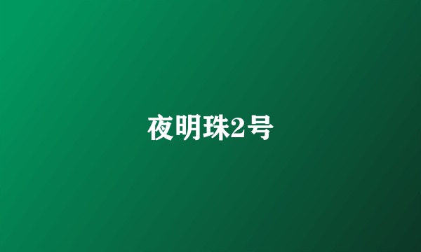 夜明珠2号