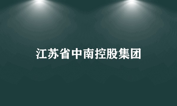 江苏省中南控股集团