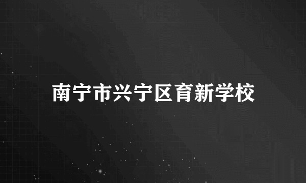 南宁市兴宁区育新学校