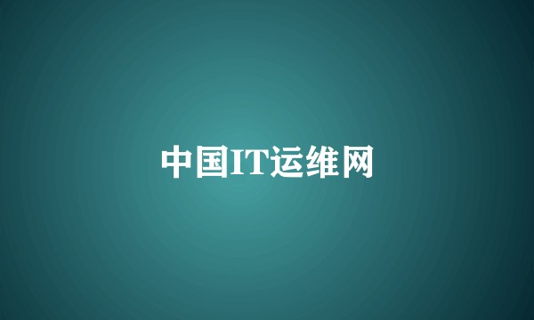中国IT运维网