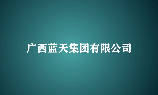 广西蓝天集团有限公司