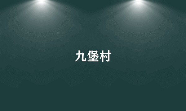 九堡村