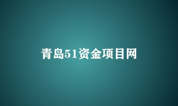 青岛51资金项目网