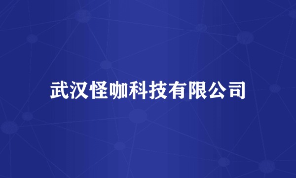 武汉怪咖科技有限公司