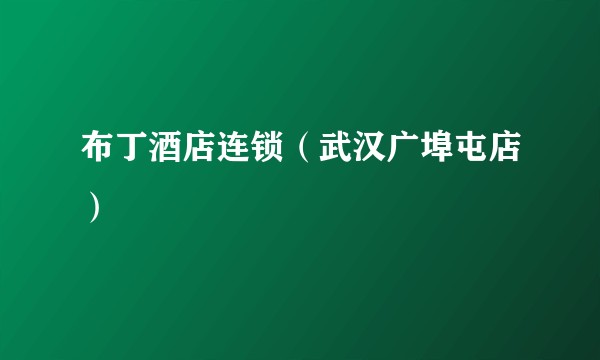 布丁酒店连锁（武汉广埠屯店）