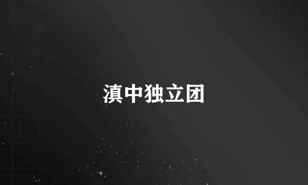 滇中独立团