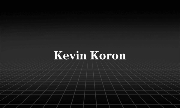 Kevin Koron