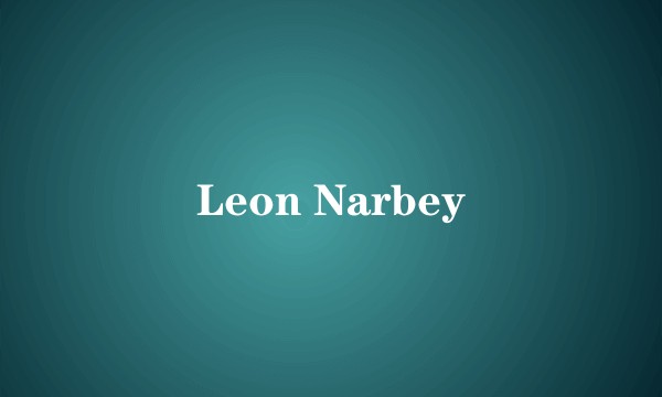 Leon Narbey