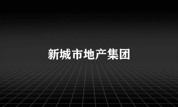 新城市地产集团